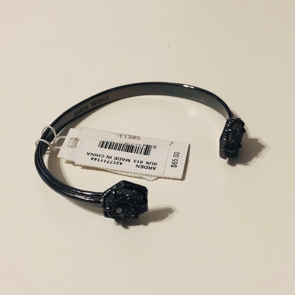Kendra Scott Arden Druzy Bracelet in Gunmetal